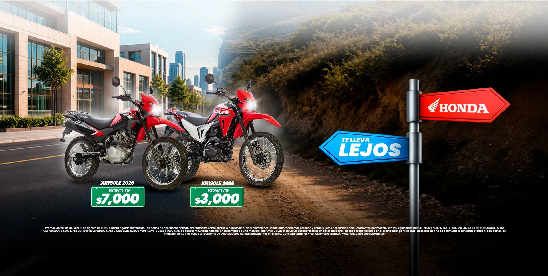banner of HONDA TE LLEVA LEJOS_BAJA3