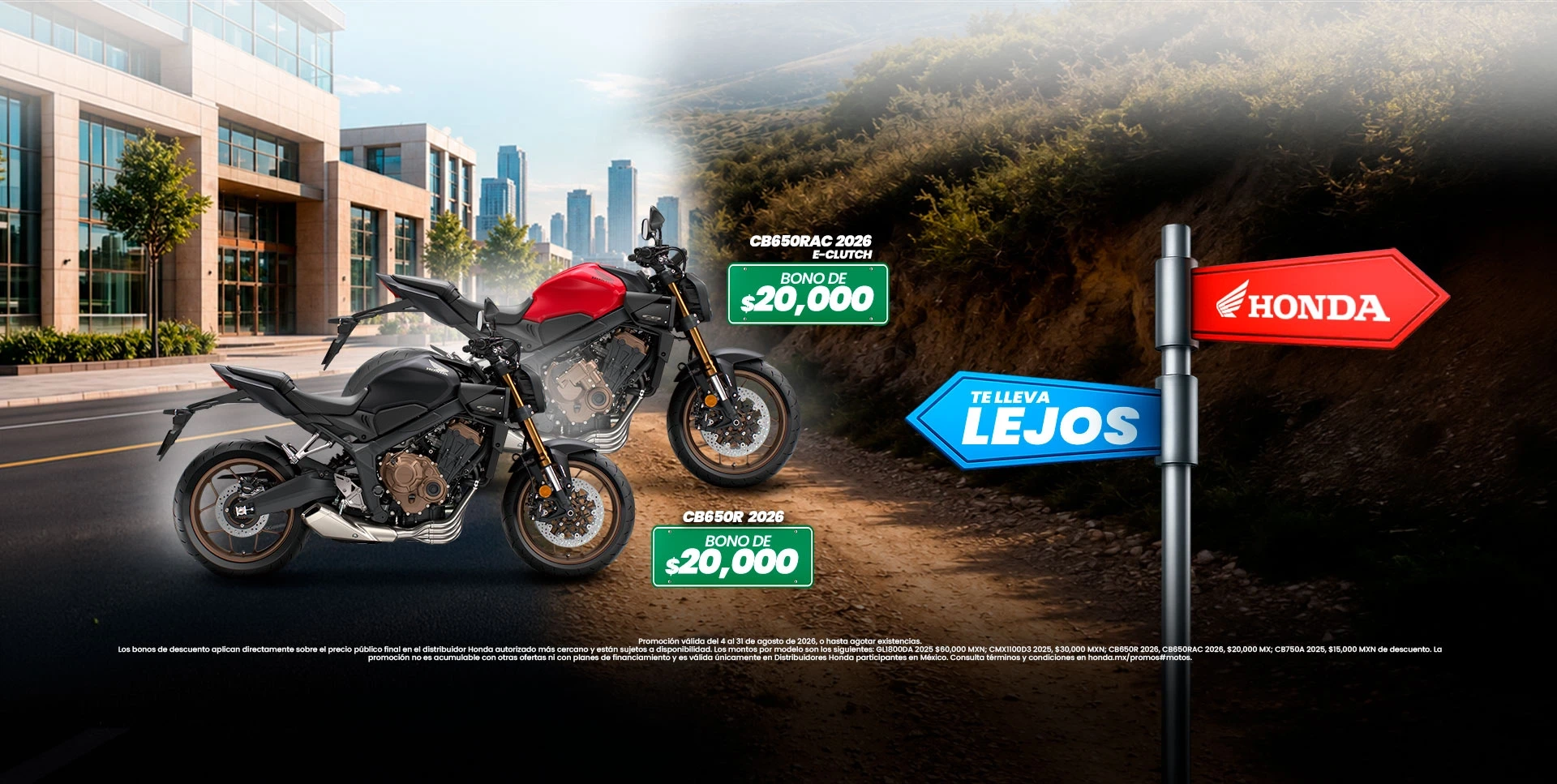 banner of HONDA TE LLEVA LEJOS_ALTA